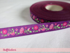 Webband "Blossom" violett