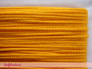 Baumwollkordel 5mm gelb