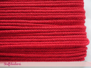 Baumwollkordel 5mm rot