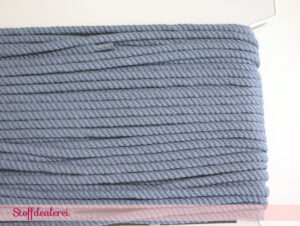 Baumwollkordel 5mm jeansblau