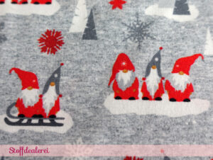 Stretchjersey „Weihnachtswichtel“