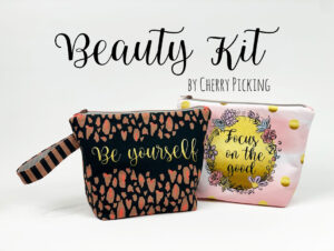 Stretchjersey „Beauty-Kit“ Panel