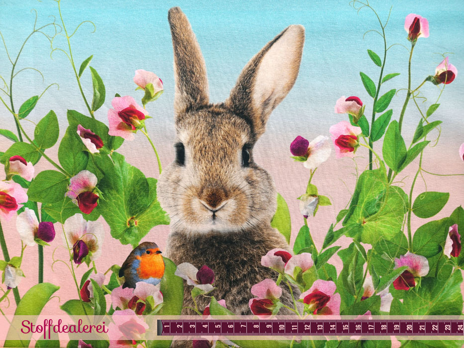 Stretchjersey „Easter Bunny“ – Panel